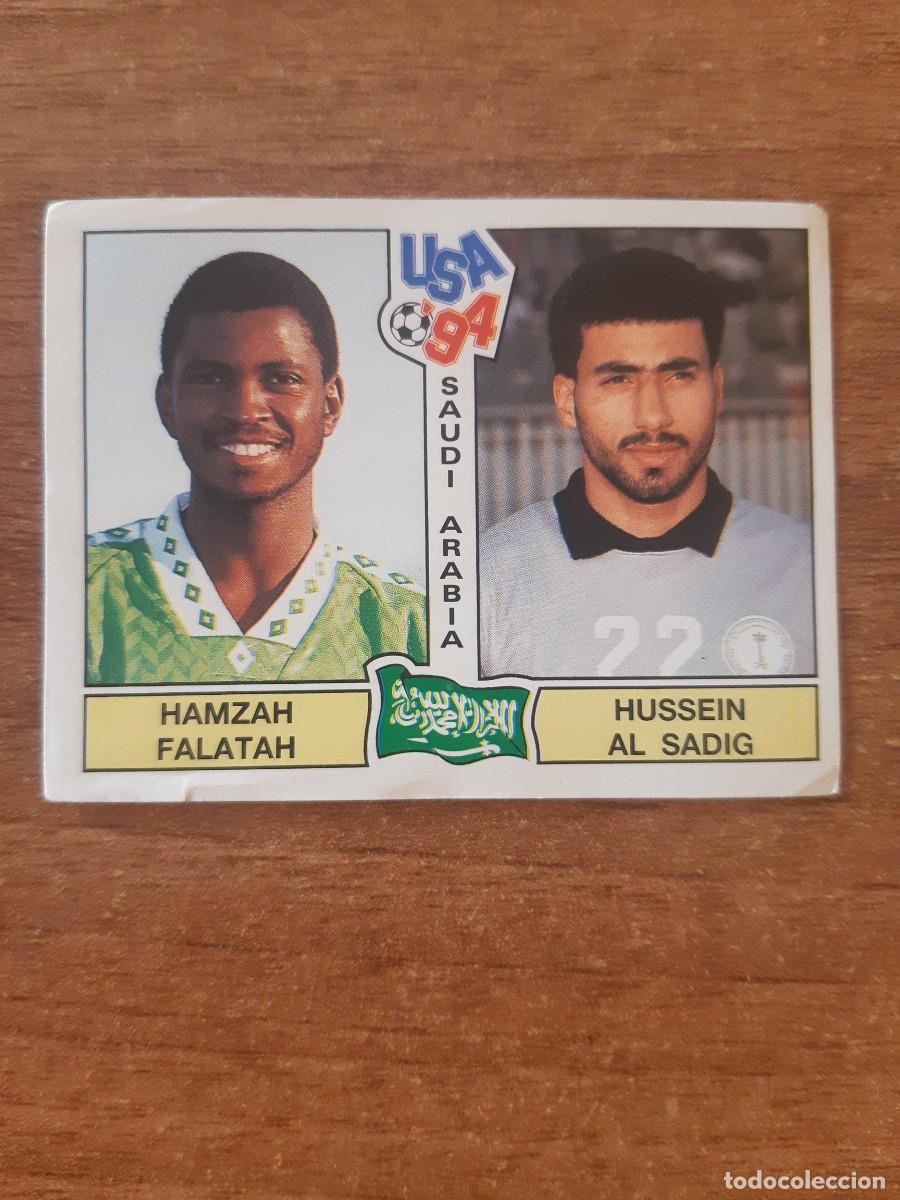 Football Stickers: N&deg;443 Falatah - Al Sadig (Arabia Saud&iacute;) Mundial USA 94 PANINI. Nunca pegado