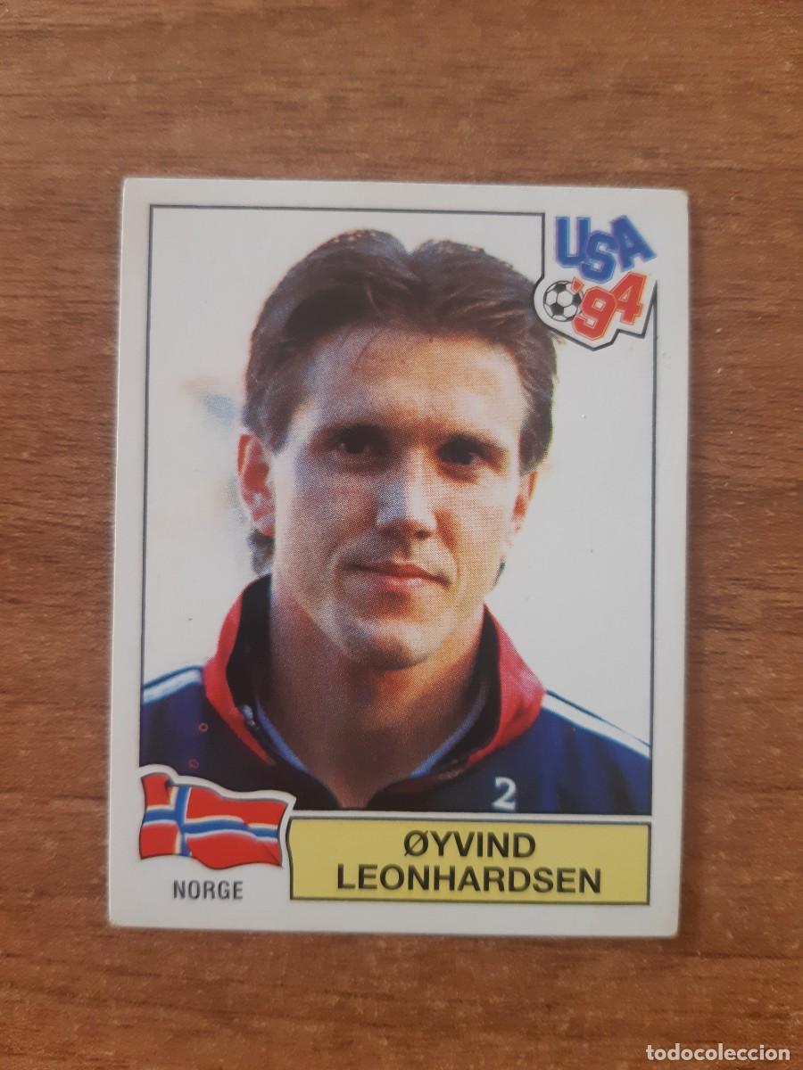Football Stickers: N&deg;349 &Oslash;yvind Leonhardsen (Noruega) Mundial USA 94 PANINI. Nunca pegado