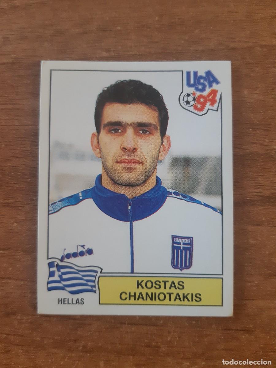 Football Stickers: N&deg;282 Kostas Chaniotakis (Grecia) Mundial USA 94 PANINI. Nunca pegado