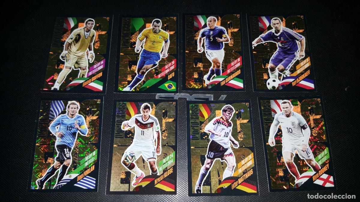 Cromos de Futebol: LOTE PANINI WORLD CLASS 2024 THE GAME CHANGERS LEGENDS N&ordm;S 357, 358, 359, 360, 361, 363, 365, 369