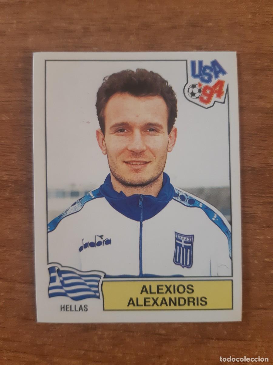 Football Stickers: N&deg;278 Alexios Alexandris (Grecia) Mundial USA 94 PANINI. Nunca pegado