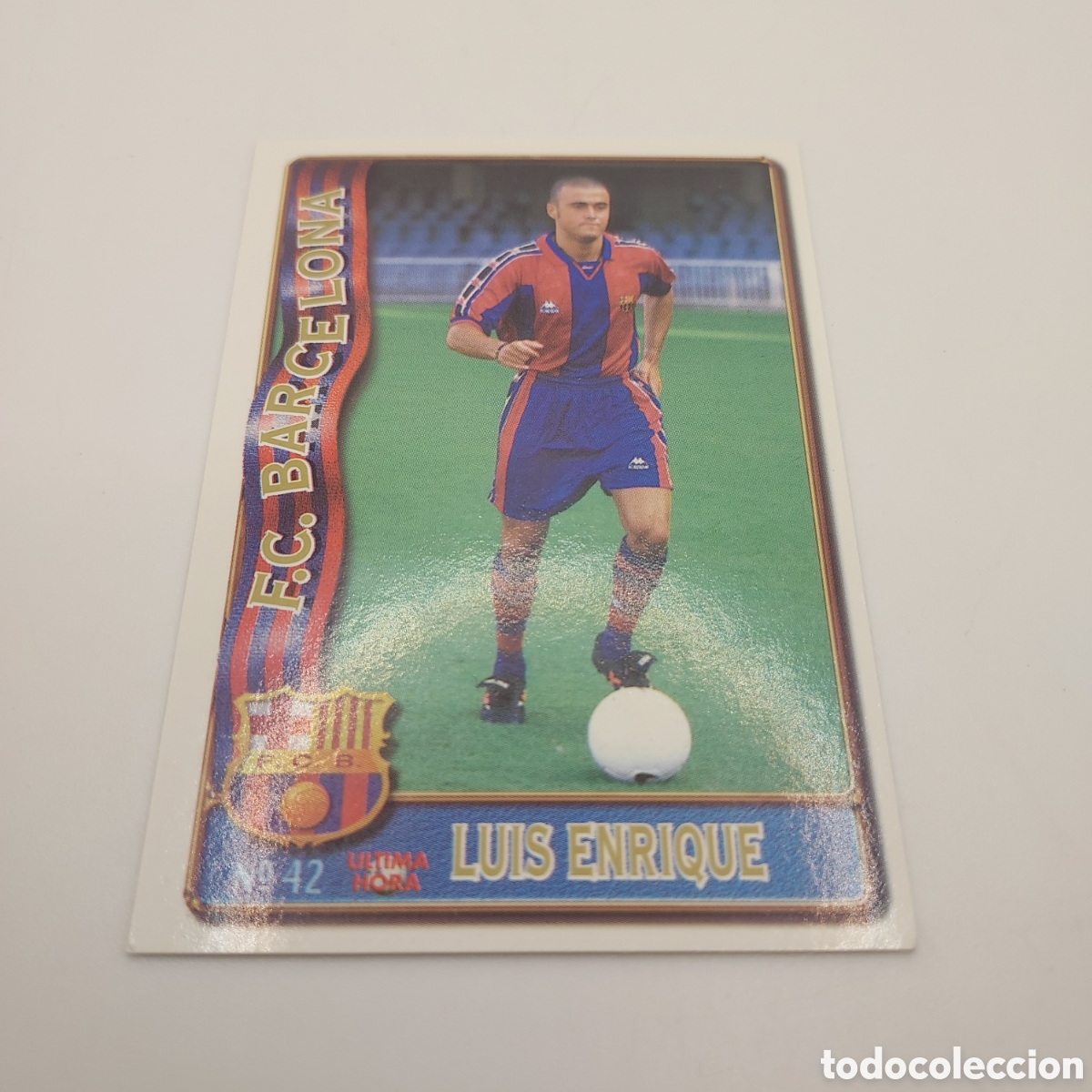 Figurine di Calcio: LIGA 96 97 LAS FICHAS DE LA LIGA LUIS ENRIQUE
