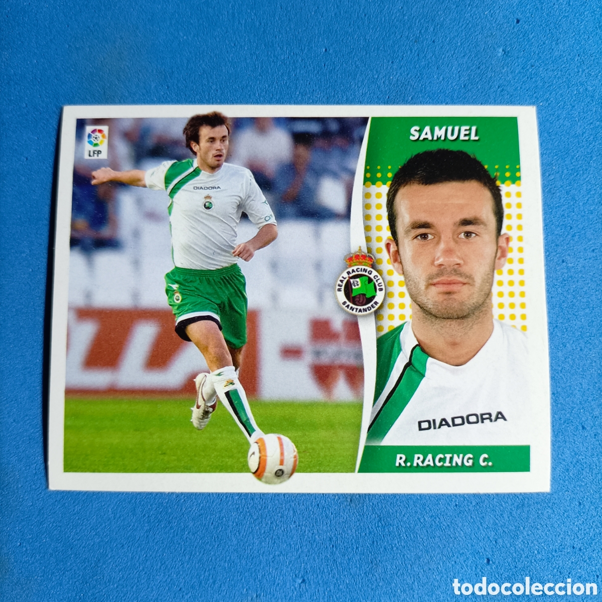 Cromos de f&uacute;tbol: CROMO ESTE. LIGA 2006-2007 (RACING) SAMUEL - Foto 1