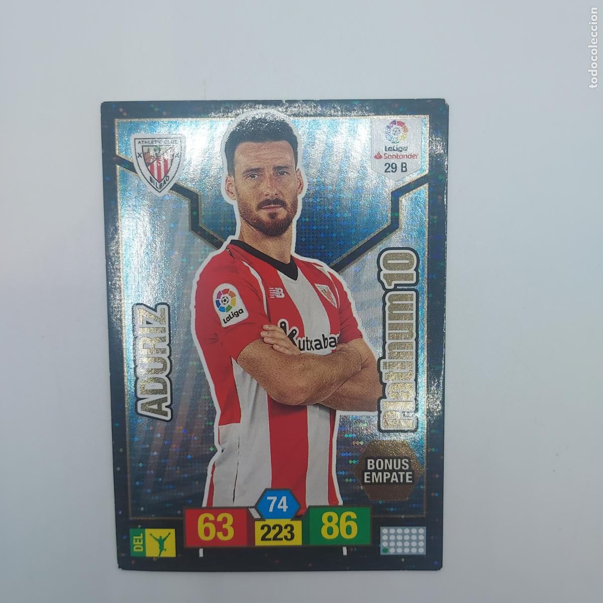 Football Stickers: ADRENALYN ADURIZ PLATINUM10 18 19