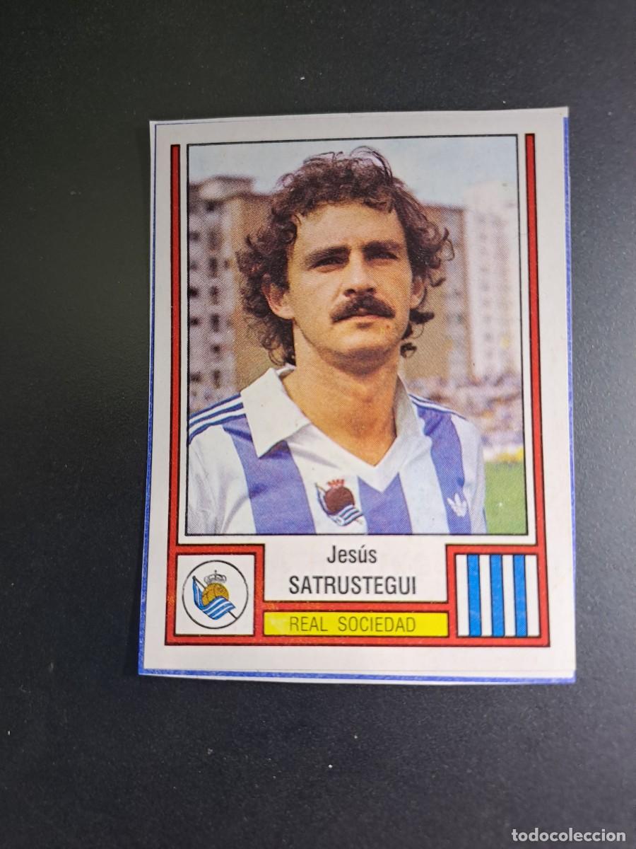 Cromos de Futebol: CROMO SATRUSTEGUI 215 REAL SOCIEDAD FUTBOL 83 82 1982 1983 PANINI CROMO CROM RECORTADO