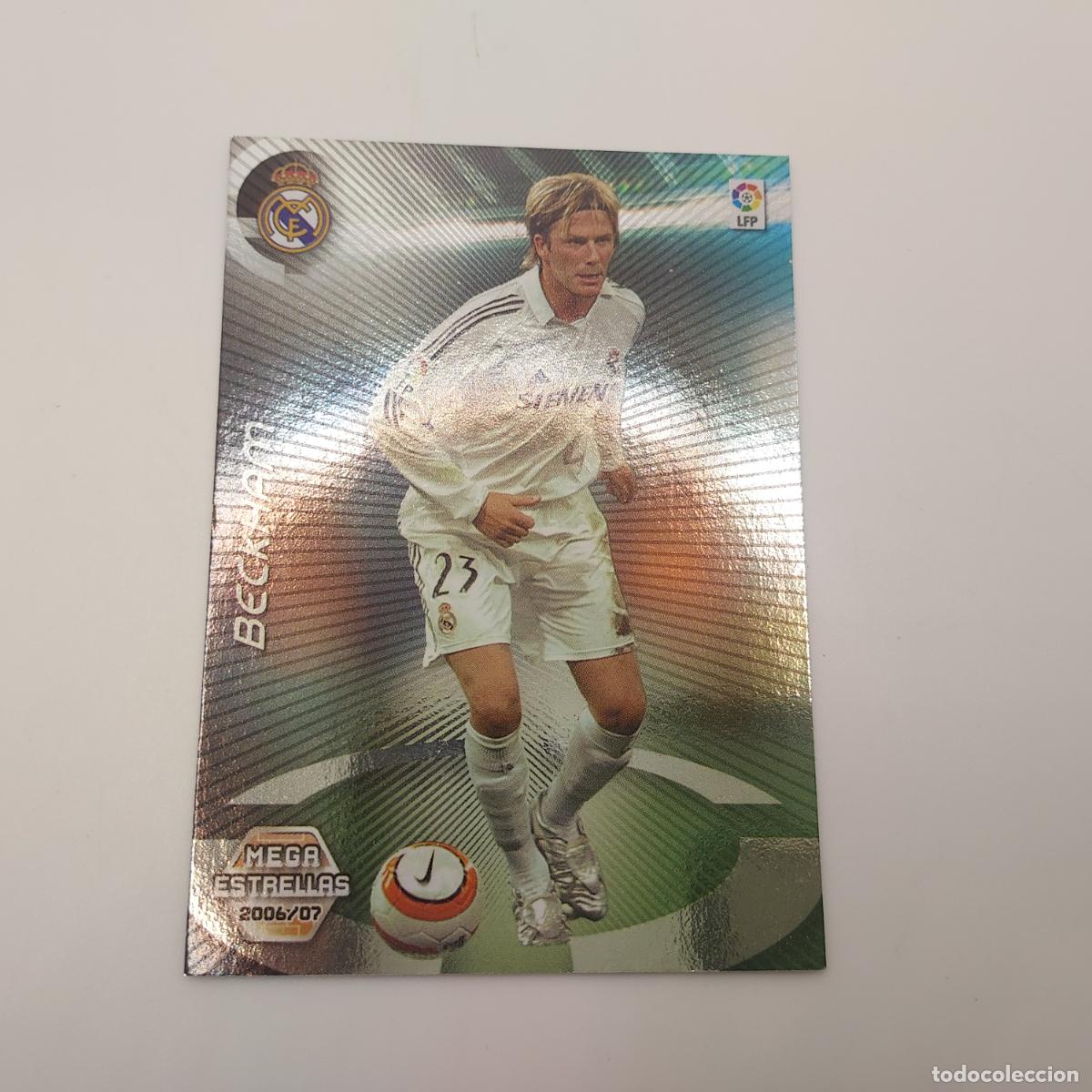 Cromos de f&uacute;tbol: MEGA ESTRELLAS 2006 2007 BECKHAM - Foto 1