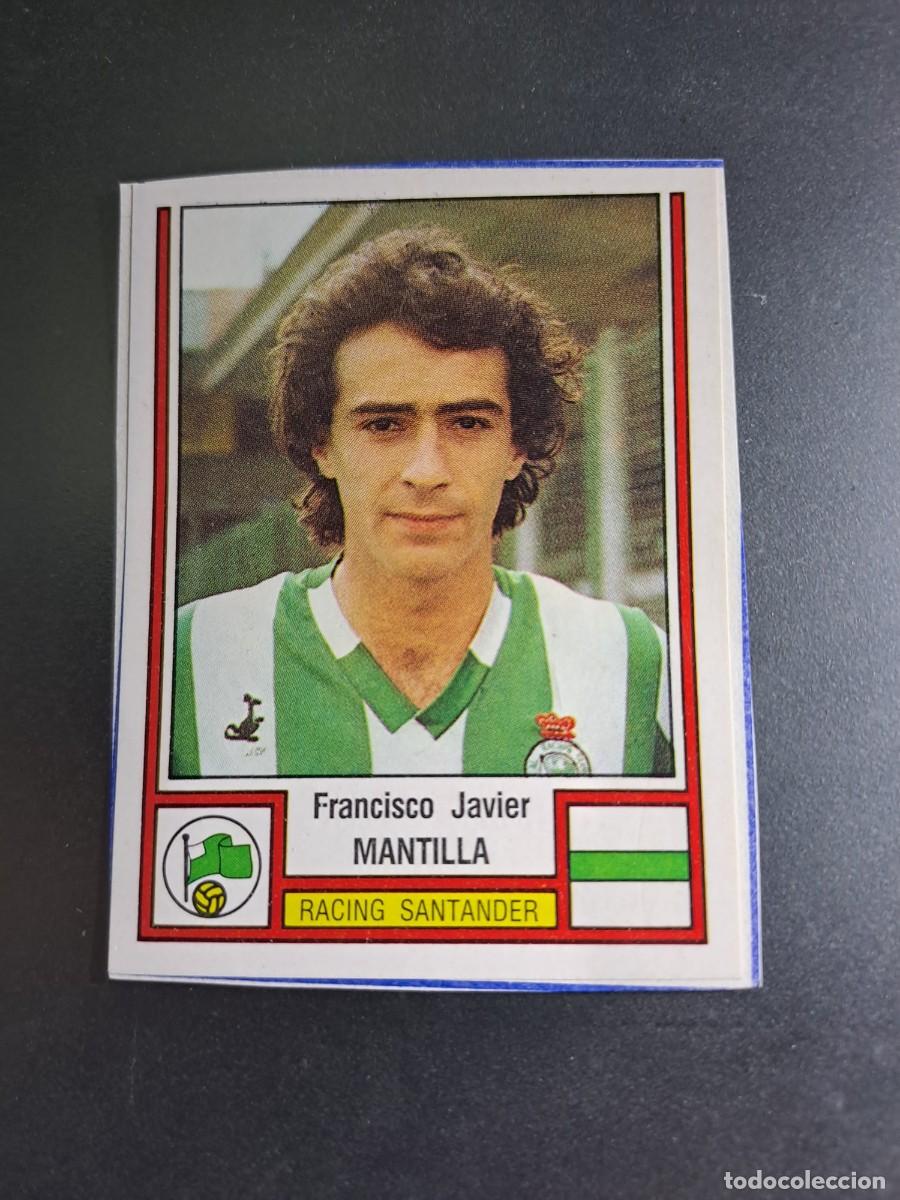 Cromos de Futebol: CROMO MANTILLA 224 RACING DE SANTANDER FUTBOL 83 82 1982 1983 PANINI CROMO CROM RECORTADO