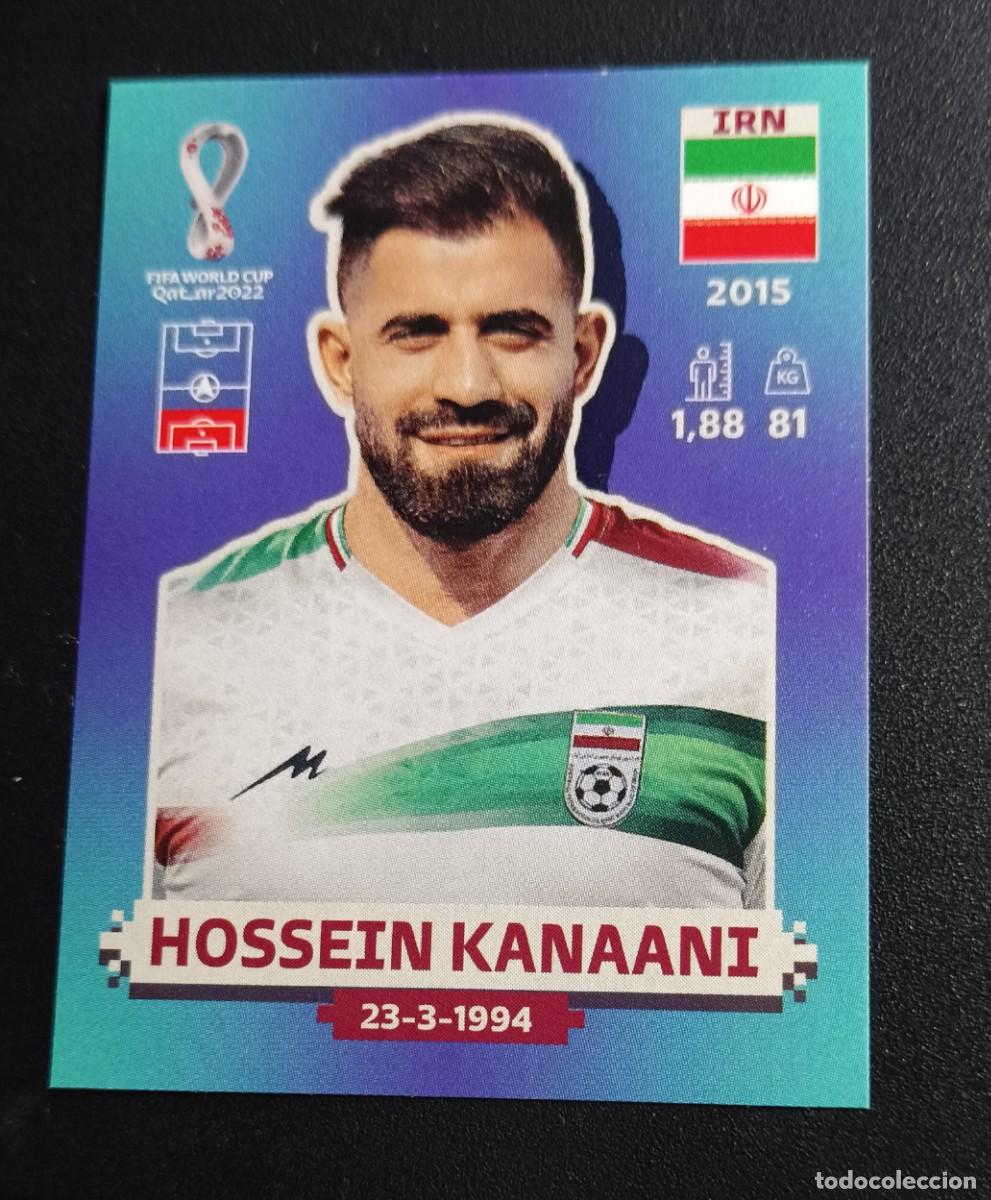 Cromos de F&uacute;tbol: IRN7 IHOSSEIN KANAANI RN 7 IRAN FIFA WORLD CUP MUNDIAL QATAR 2022 22 STICKER PANINI