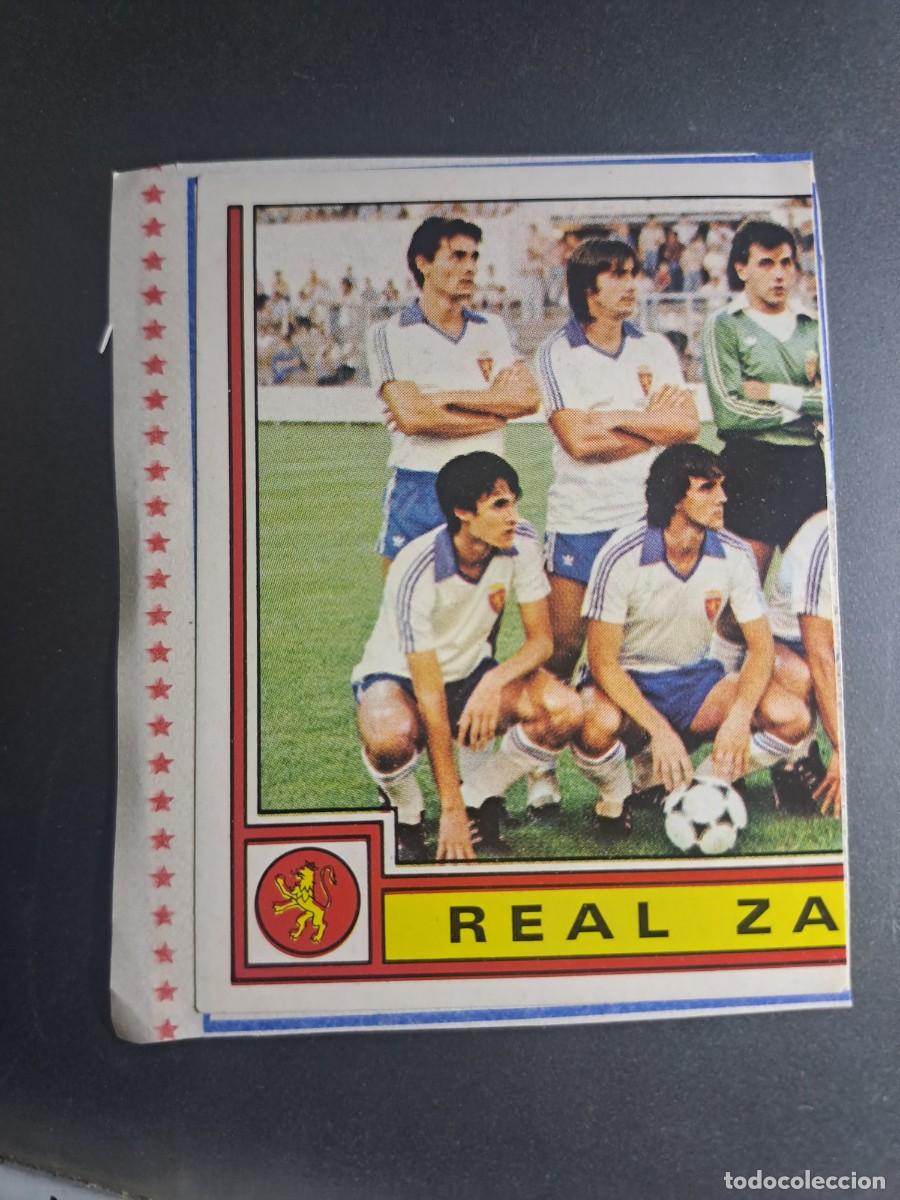 Figurine di Calcio: CROMO ALINEACION 308 ZARAGOZA FUTBOL 83 YA&Ntilde;EZ 306 VALLADOLID 82 1982 1983 CROMO CROM PANINI RECORTAD