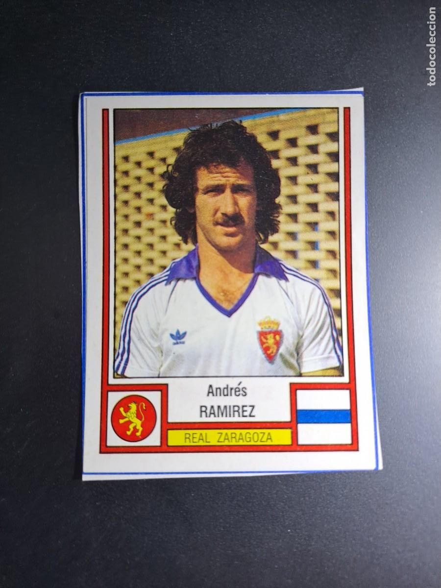 Fu&szlig;ball-Sticker: CROMO RAMIREZ 324 ZARAGOZA FUTBOL 83 82 1982 1983 CROMO CROM PANINI RECORTADO
