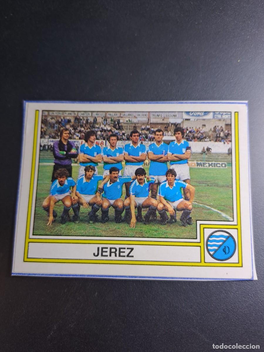 Cartes &agrave; collectionner de Football: CROMO EQUIPO ALINEACION 343 JEREZ XEREZ FUTBOL 83 82 1982 1983 CROMO CROM PANINI RECORTADO