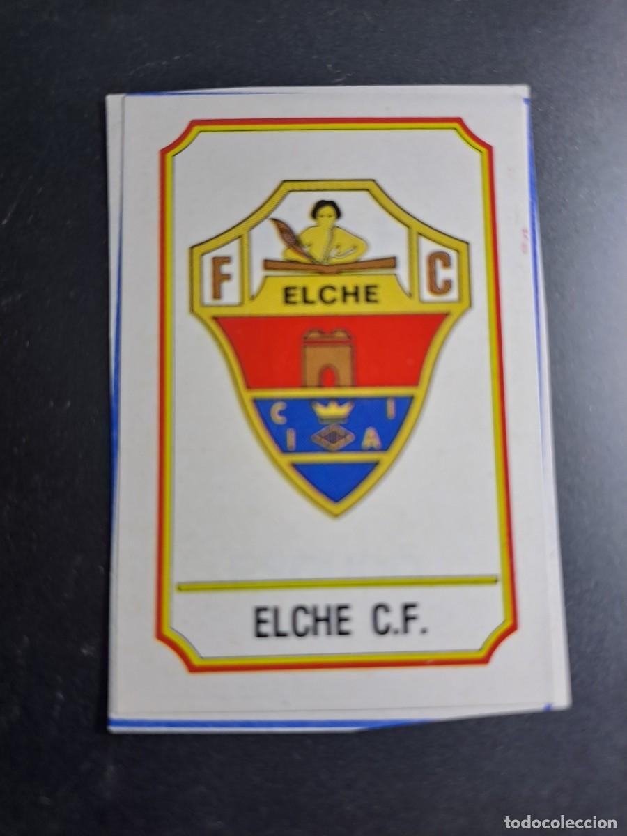 Figurine di Calcio: CROMO MINI ESCUDO 338 ELCHE FUTBOL 83 82 1982 1983 CROMO CROM PANINI RECORTADO