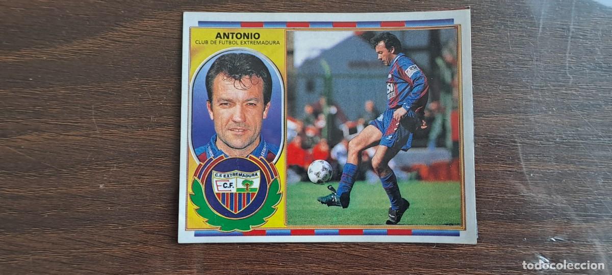 Cromos de f&uacute;tbol: ANTONIO EXTREMADURA ESTE 97 98 1997 1998 RECUPERADO