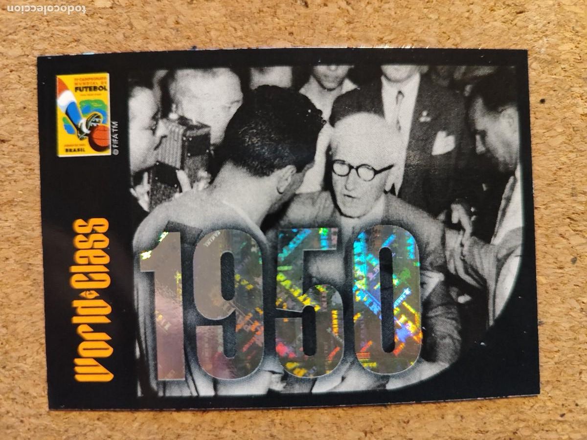 Football Stickers: WORLD CLASS 2024 STICKER MUNDIAL BRASIL 1950 CAMPEON URUGUAY #8 PANINI THE GAME CHANGERS