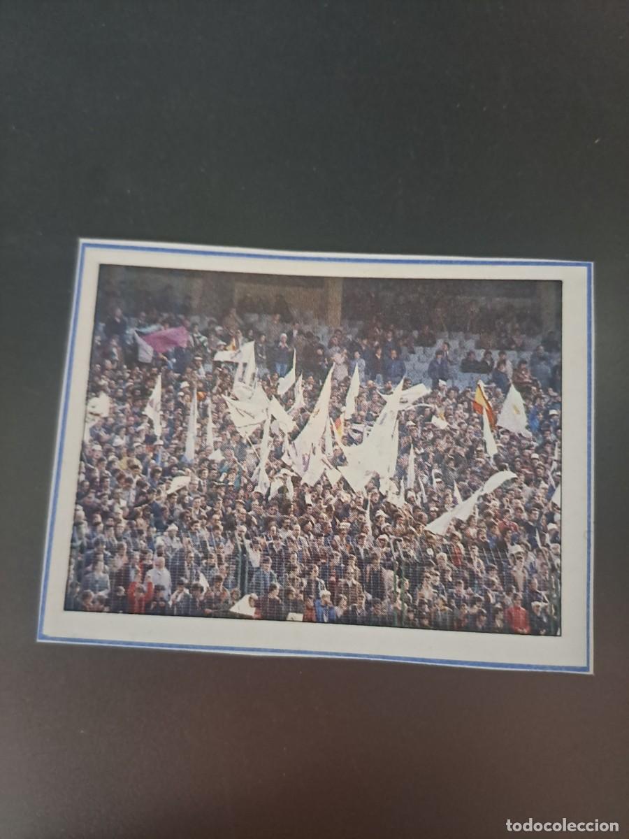 Fu&szlig;ball-Sticker: CROMO CAMPEON COPA REY 372 AFICION REAL MADRID FUTBOL 83 82 1982 1983 CROMO CROM PANINI RECORTADO