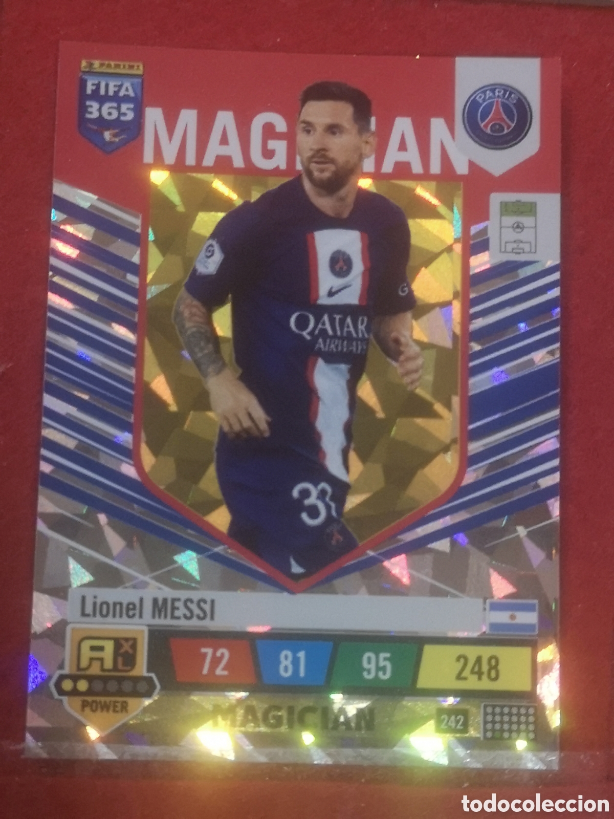 Cromos de f&uacute;tbol: ADRENALYN XL 2022 2023 / 22 23 FIFA 365 - MAGICIAN MESSI