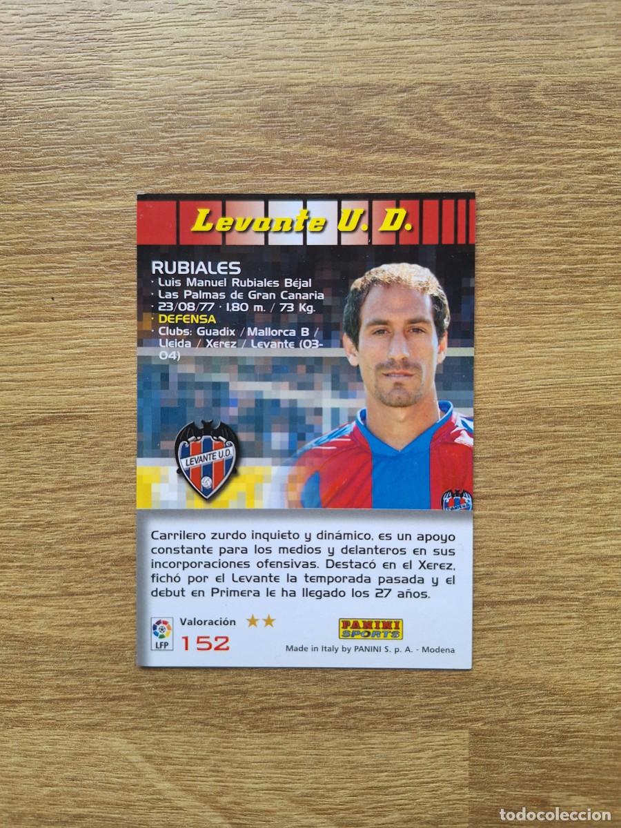 Cromos de f&uacute;tbol: Rubiales megacracks 04-05 - Foto 1