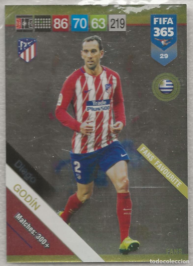 Cromos de F&uacute;tbol: 29 God&iacute;n Fans' Favourite Adrenalyn FIFA 365 18-19