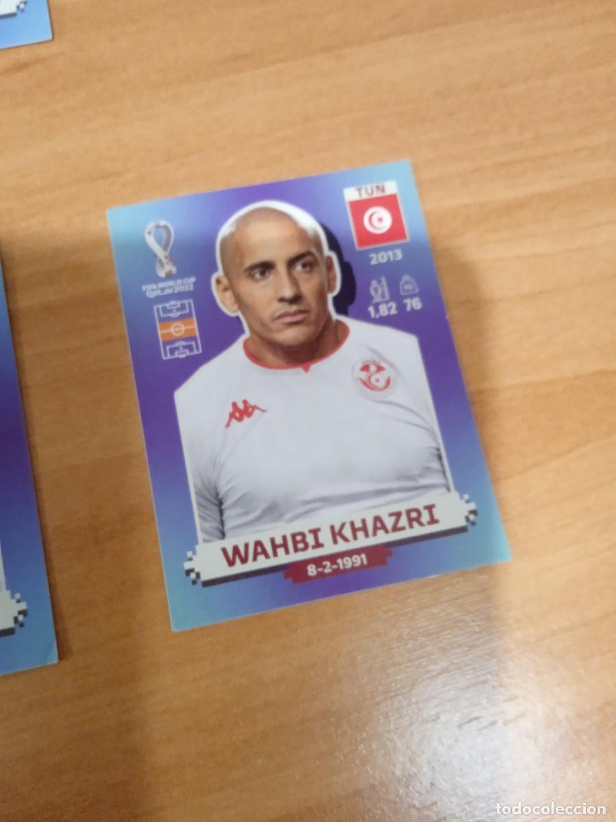 Football Stickers: C-LKET48 CROMO MUNDIAL QATAR 2022 FIFA WORLD CUP STICKER WAHBI KHAZRI