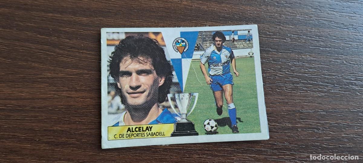 Cromos de f&uacute;tbol: FICHAJE N 34 ALCELAY SABADELL ESTE 87 88 1987 1988 RECUPERADO