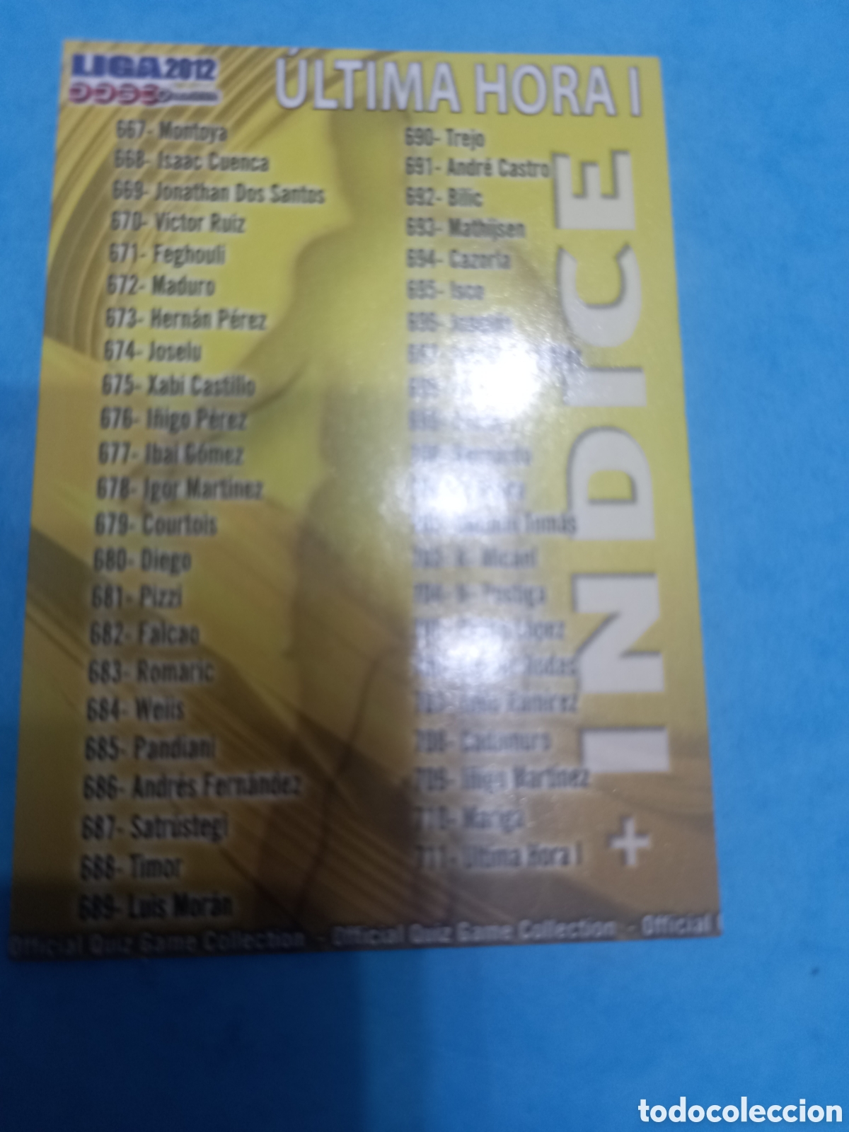 Cartes &agrave; collectionner de Football: Las fichas de la liga 2012