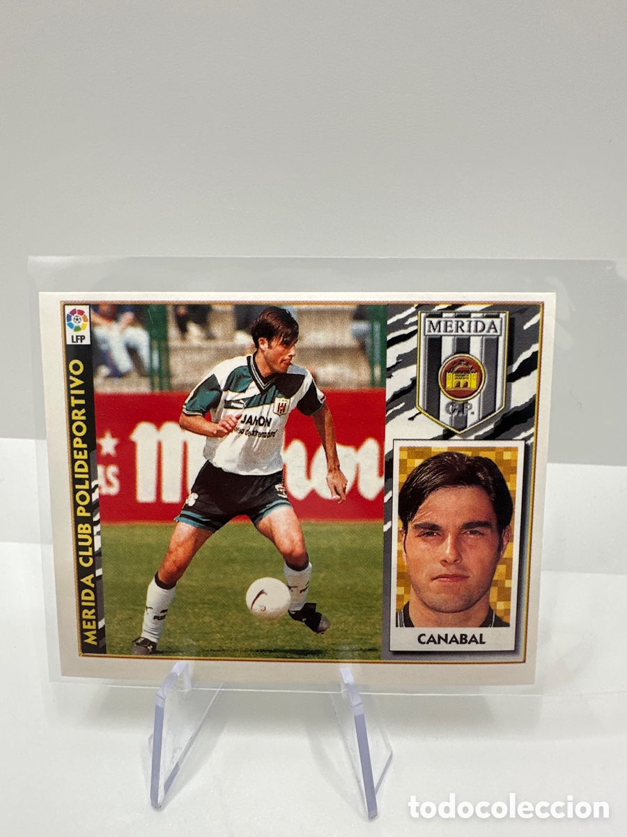 Football Stickers: Cromo Canabal Baja Merida LIGA Este 1997 1998 97 98 Sin pegar