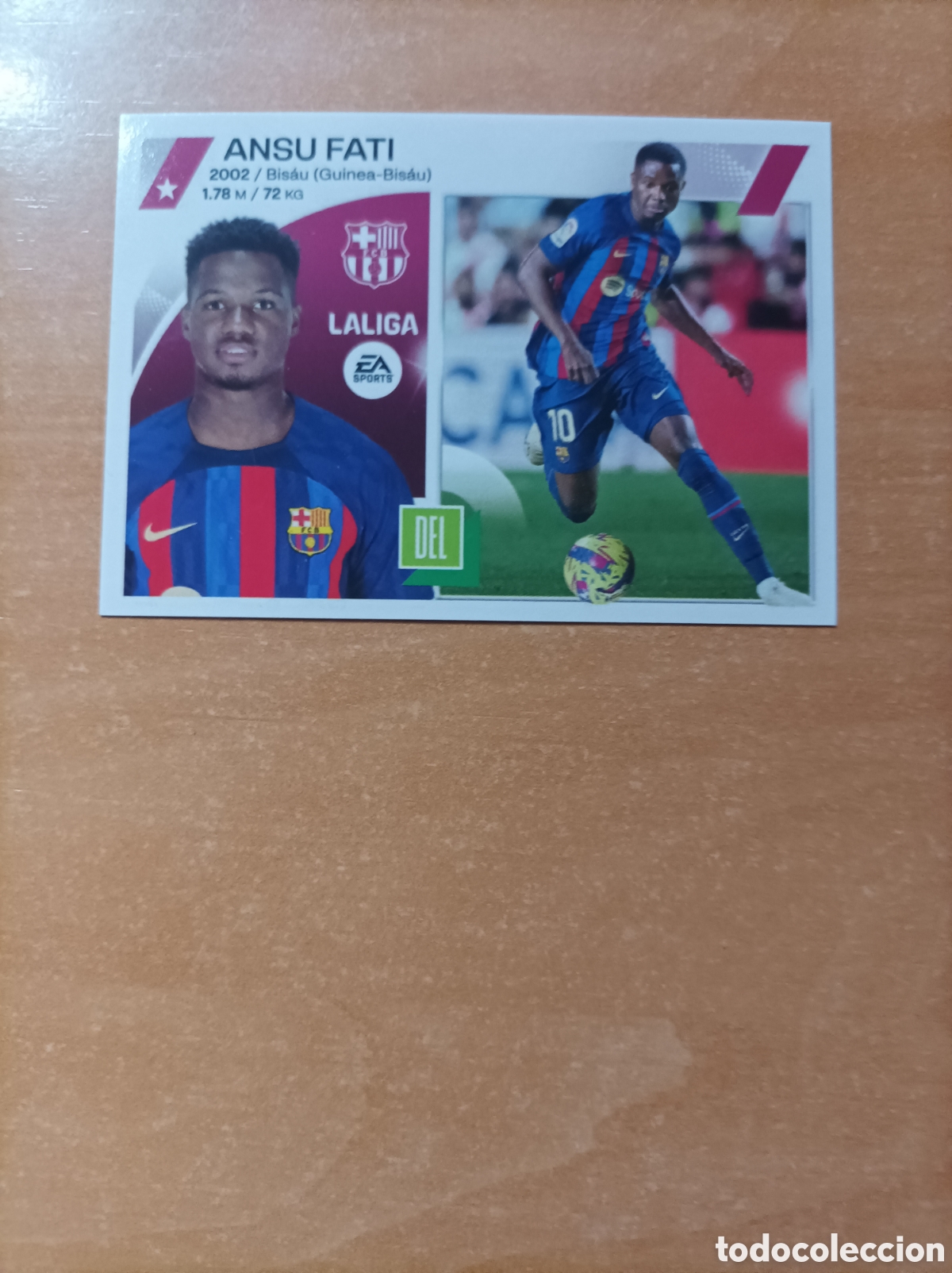 Cromos de Futebol: Ansu Fati 18 Barcelona Liga Este 2023/24 23-24
