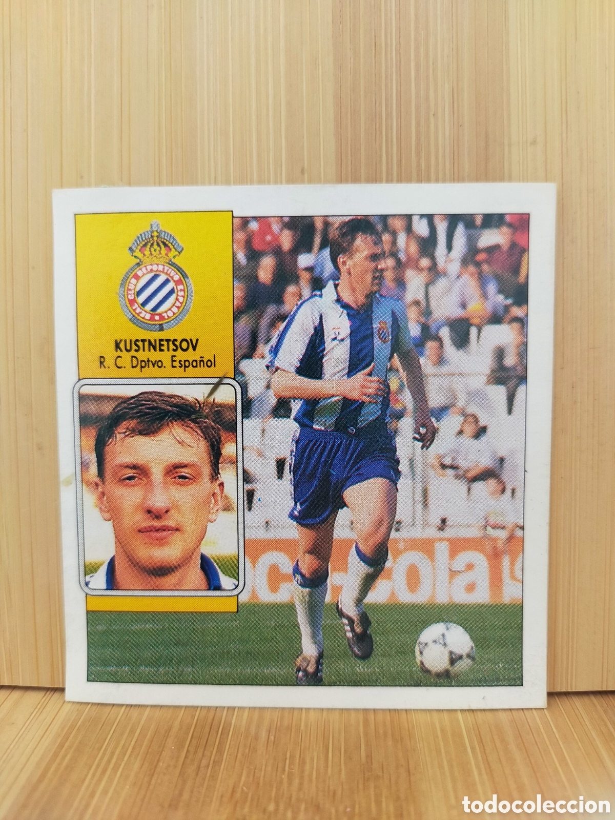 Cromos de f&uacute;tbol: 1992 1993 92 93 ESTE CROMO DESPEGADO ESPA&Ntilde;OL KUSTNETSOV - Foto 1
