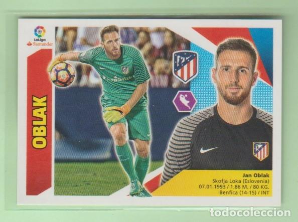 Cromos de f&uacute;tbol: EDICIONES ESTE 2017 2018 17 18 ATL&Eacute;TICO DE MADRID 1 OBLAK - Foto 1