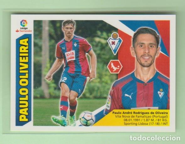 Cromos de f&uacute;tbol: EDICIONES ESTE 2017 2018 17 18 S.D EIBAR 5 PAULO OLIVEIRA - Foto 1