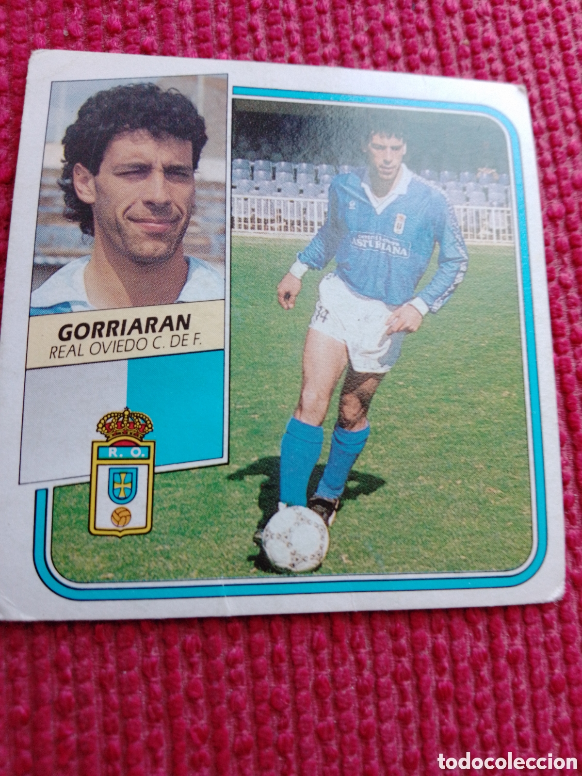 Figurine di Calcio: GORRIARAN OVIEDO 1989-90 ESTE SIN PEGAR