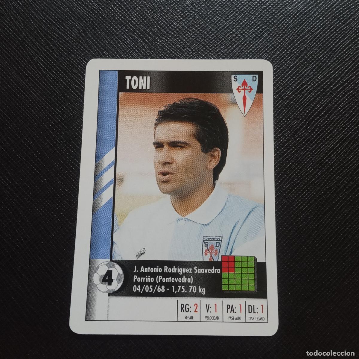 Cartes &agrave; collectionner de Football: 4 TONI COMPOSTELA MARCA SUPER GOL 1995 1996 NAIPE SUPERGOL CROMO 95 96 FUTBOL - A97 PG1 B
