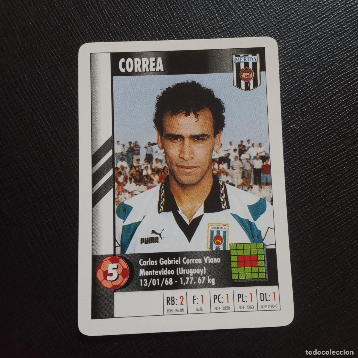 Figurine di Calcio: 5 CORREA MERIDA MARCA SUPER GOL 1995 1996 NAIPE SUPERGOL CROMO 95 96 FUTBOL - A97 PG181 B