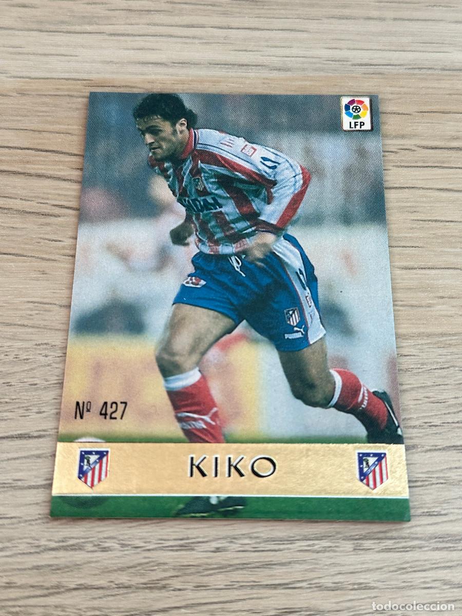 Cromos de f&uacute;tbol: KIKO N&ordm; 427 EL MEJOR Mundicromo 97 98 Las Fichas de la Liga ATLETICO DE MADRID