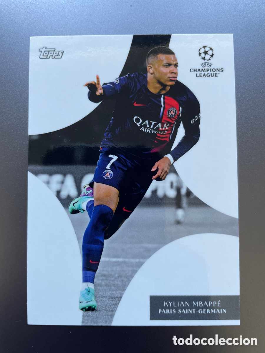 Cromos de f&uacute;tbol: Mbappe Dynamic Topps Simplicidad 2023-24 PSG - Foto 1