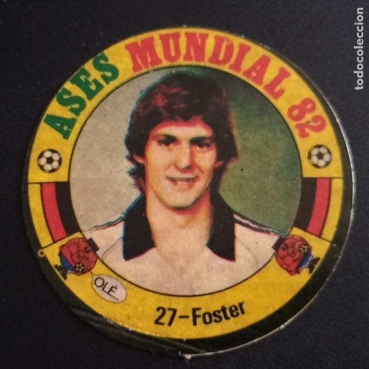Cromos de F&uacute;tbol: 27 FOSTER ALEMANIA CROMOS REYAUCA ASES DEL MUNDIAL DE FUTBOL ESPA&Ntilde;A 82 1982
