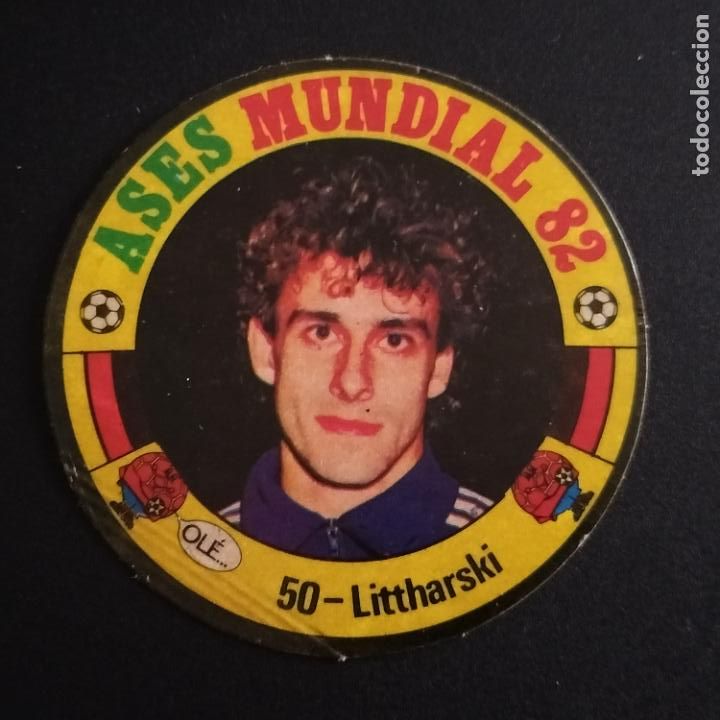 Cromos de f&uacute;tbol: 50 PIERRE LITTHARSKI ALEMANIA CROMOS REYAUCA ASES DEL MUNDIAL DE FUTBOL ESPA&Ntilde;A 82 1982