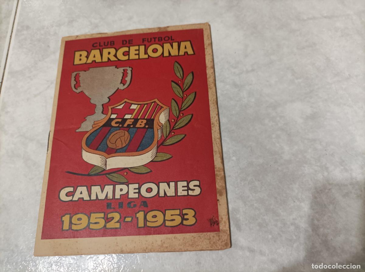 Cromos de f&uacute;tbol: Album futbol campeones liga 52/53 -ojo leer-