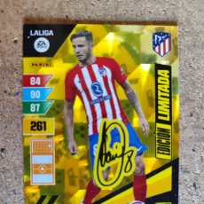 Cromos de Fútbol: FIRMADA ADRENALYN XL 2023/24 CARD EDICION LIMITADA SAUL AT MADRID # PANINI