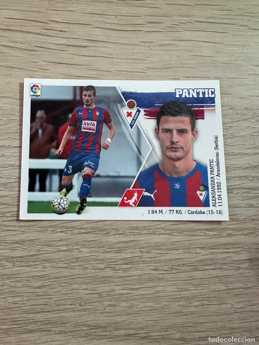 Cromos de f&uacute;tbol: PANTIC n&ordm; 21 EIBAR EDICIONES ESTE PANINI 2015 2016 / 15 16 SIN PEGAR - Foto 1