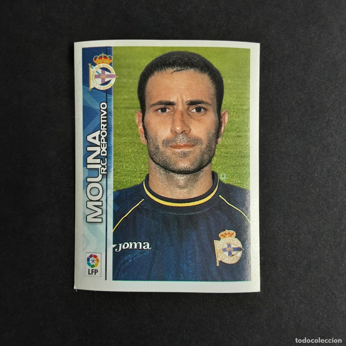 Cromos de F&uacute;tbol: CROMO SUPERLIGA DE ESTRELLAS 2003 2004 03 04 PANINI N 167 MOLINA DEPORTIVO CORU&Ntilde;A SIN PEGAR