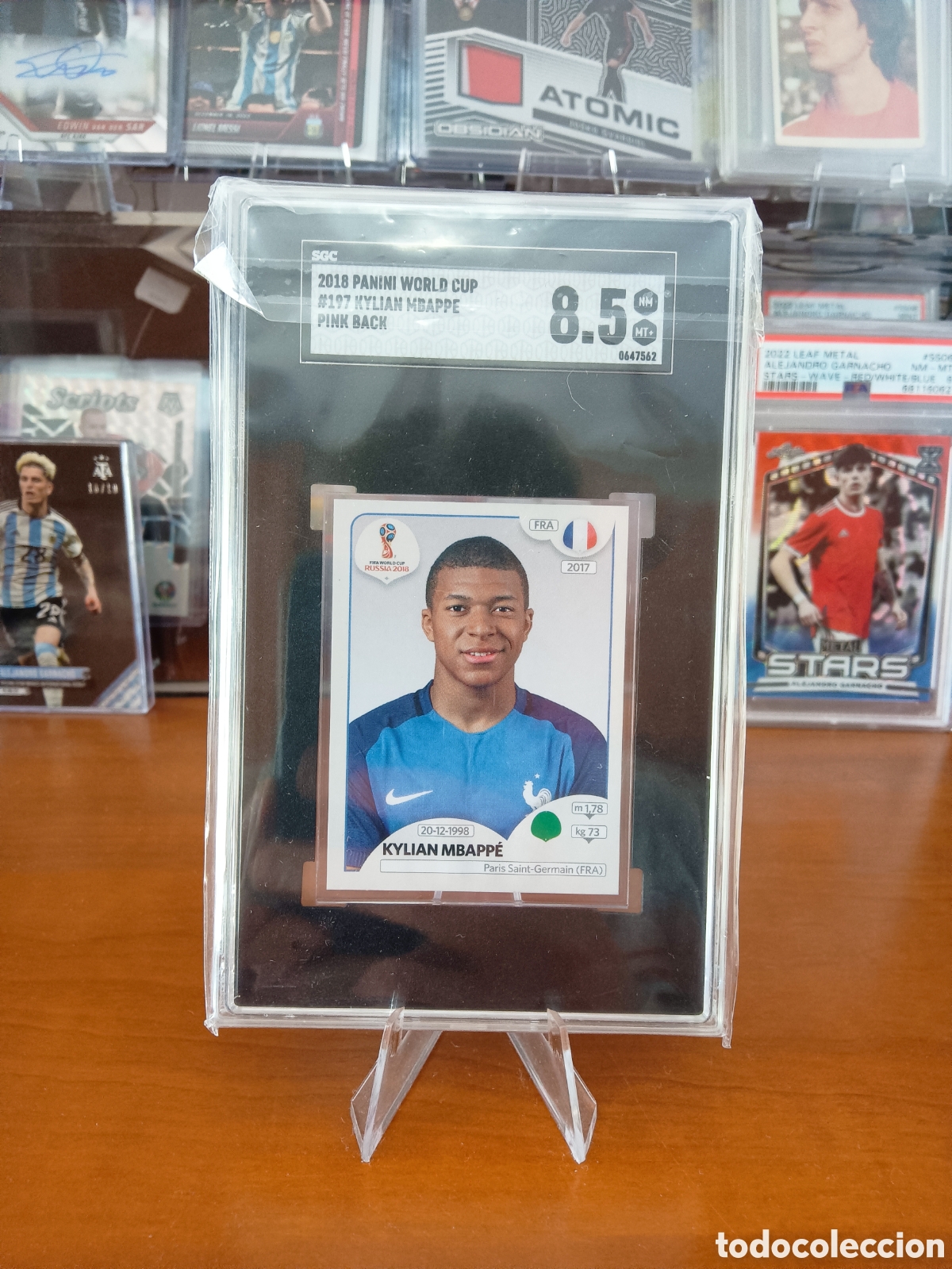 Cromos de F&uacute;tbol: Mbapp&eacute; Francia 197 Mundial World Cup Rusia 2018