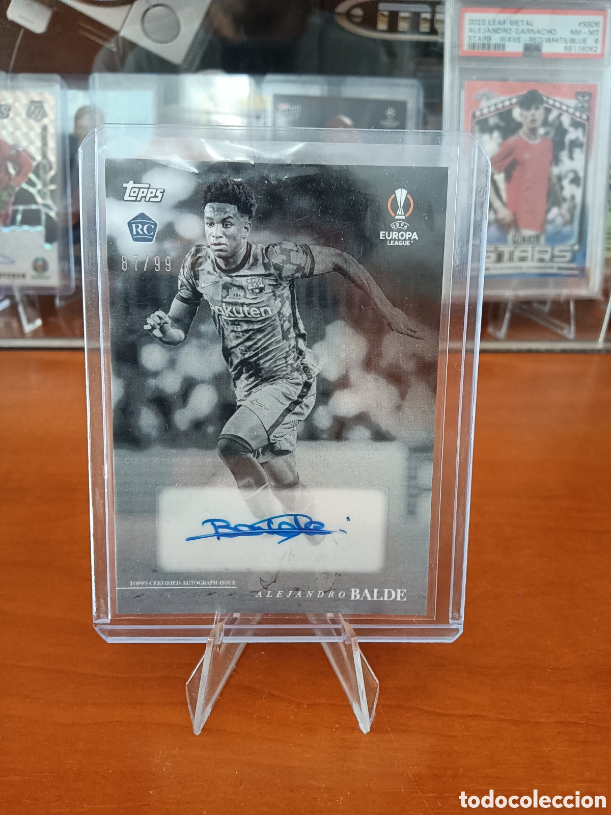 Cromos de Futebol: Alejandro Balde 12 Topps Simplicidad aut&oacute;grafo FC Barcelona /99 RC Rookie