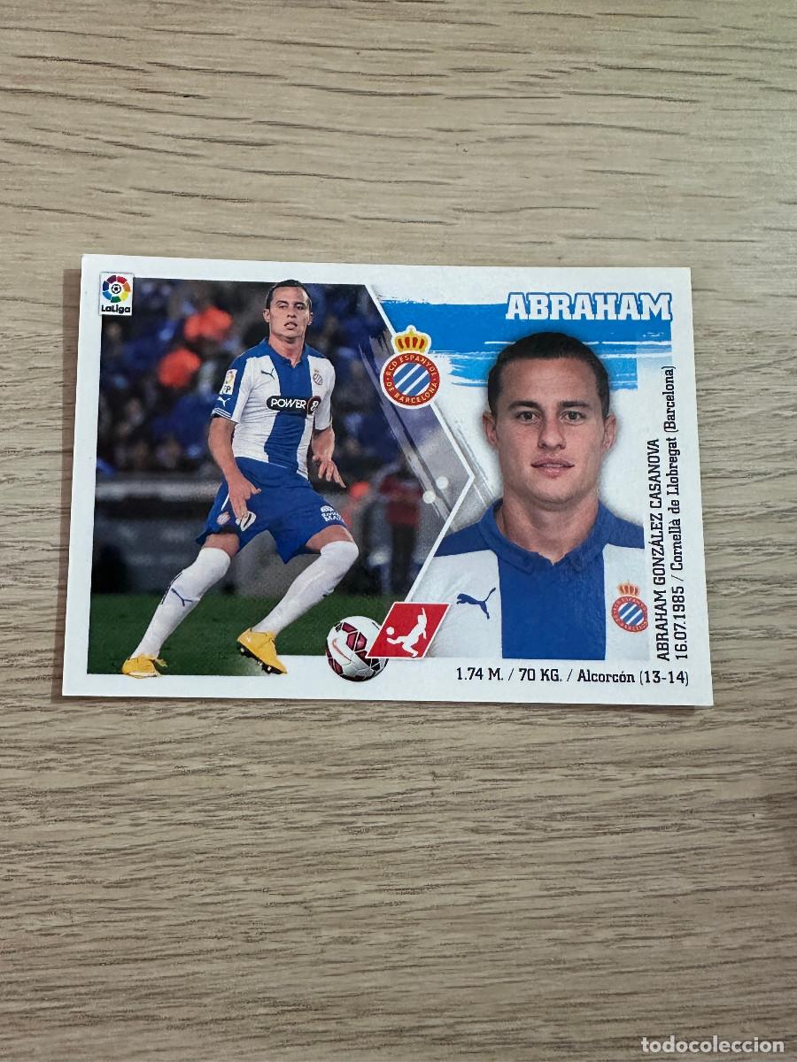 Cromos de F&uacute;tbol: ABRAHAM n&ordm; 13 ERROR ESPA&Ntilde;OL EDICIONES ESTE PANINI 2015 2016 / 15 16 SIN PEGAR