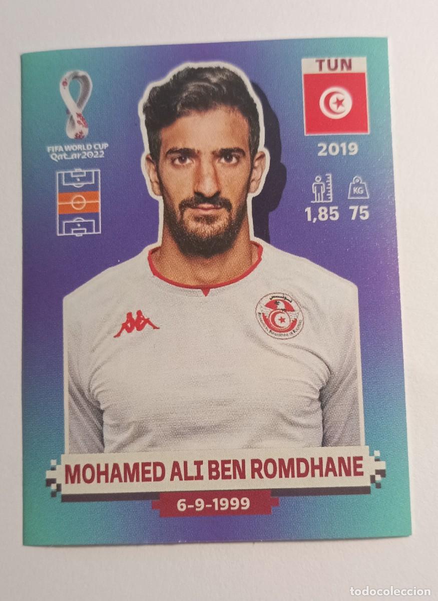 Cromos de f&uacute;tbol: TUN12 MOHAMED ALI BEN ROMDHANE TUNEZ TUN12 STICKER PANINI MUNDIAL 2022 WORLD CUP QATAR COPA MUNDO
