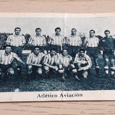 Cromos de Fútbol: ALINEACIÓN ATLÉTICO AVIACIÓN FÚTBOL LIGA 42 43 / 1942 1943 ALBUM CARNET EQUIPO CASULLERAS. SIN PEGAR