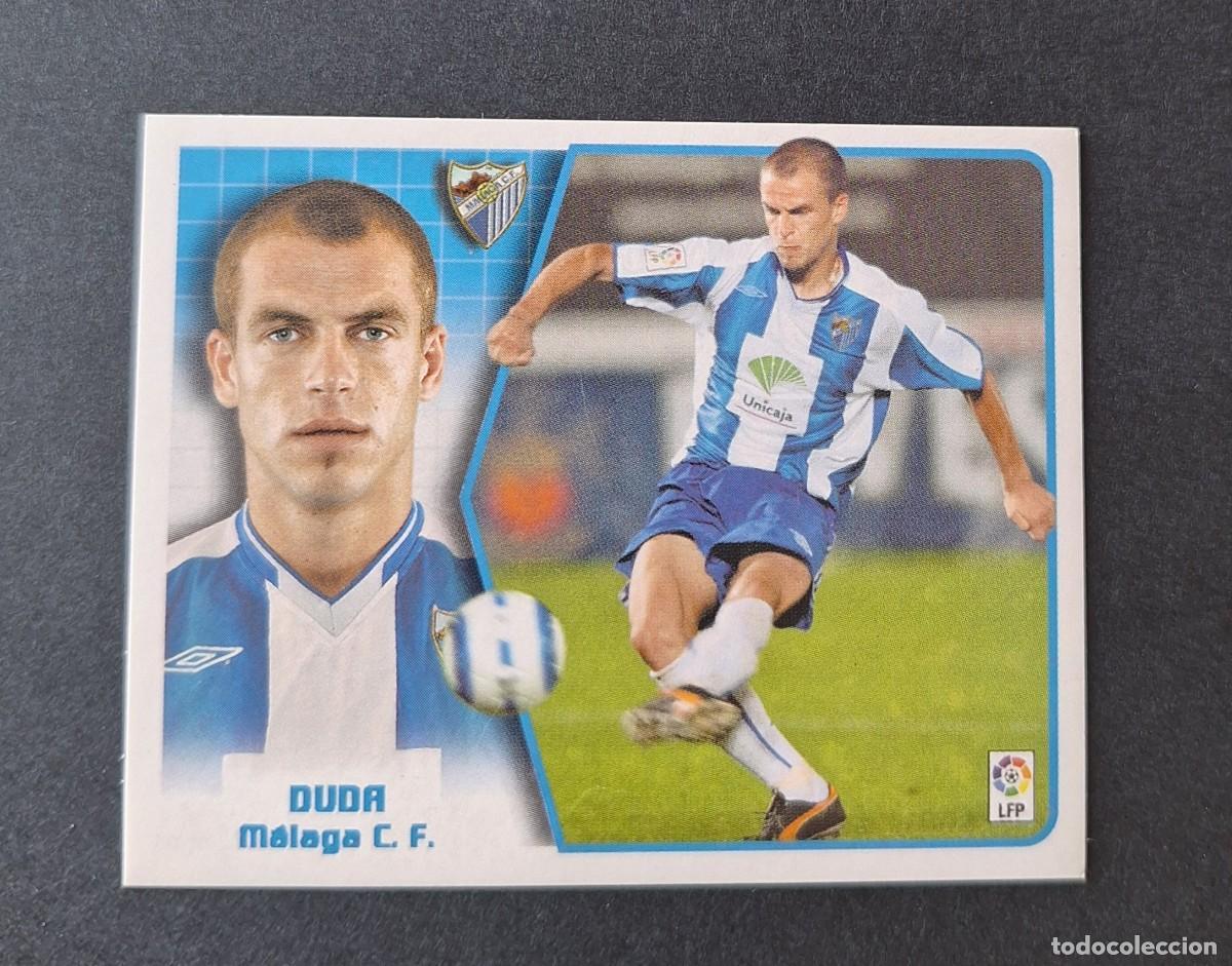 Fu&szlig;ball-Sticker: DUDA MALAGA C.F. LIGA ESTE 2005/2006 05 06 NUNCA PEGADO - SIN PEGAR