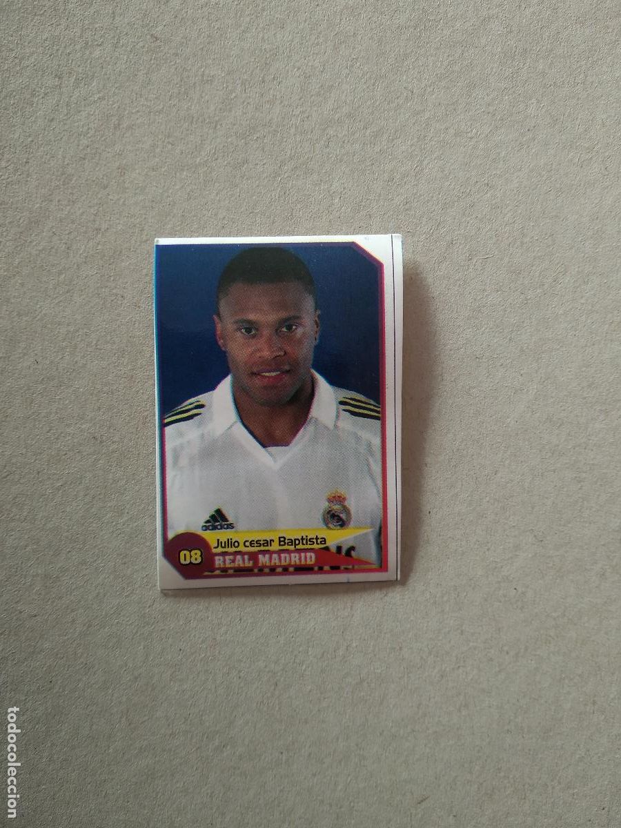 Cromos de F&uacute;tbol: 8 JULIO BAPTISTA REAL MADRID CROMO FUTBOL TOTAL 2006 EDITADO EN VENEZUELA