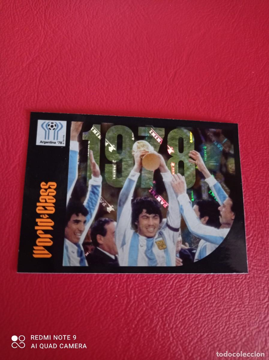 Football Stickers: WORLD CLASS 2024 STICKER PANINI N&deg;15 MUNDIAL ARGENTINA 78 NUEVO SIN PEGAR