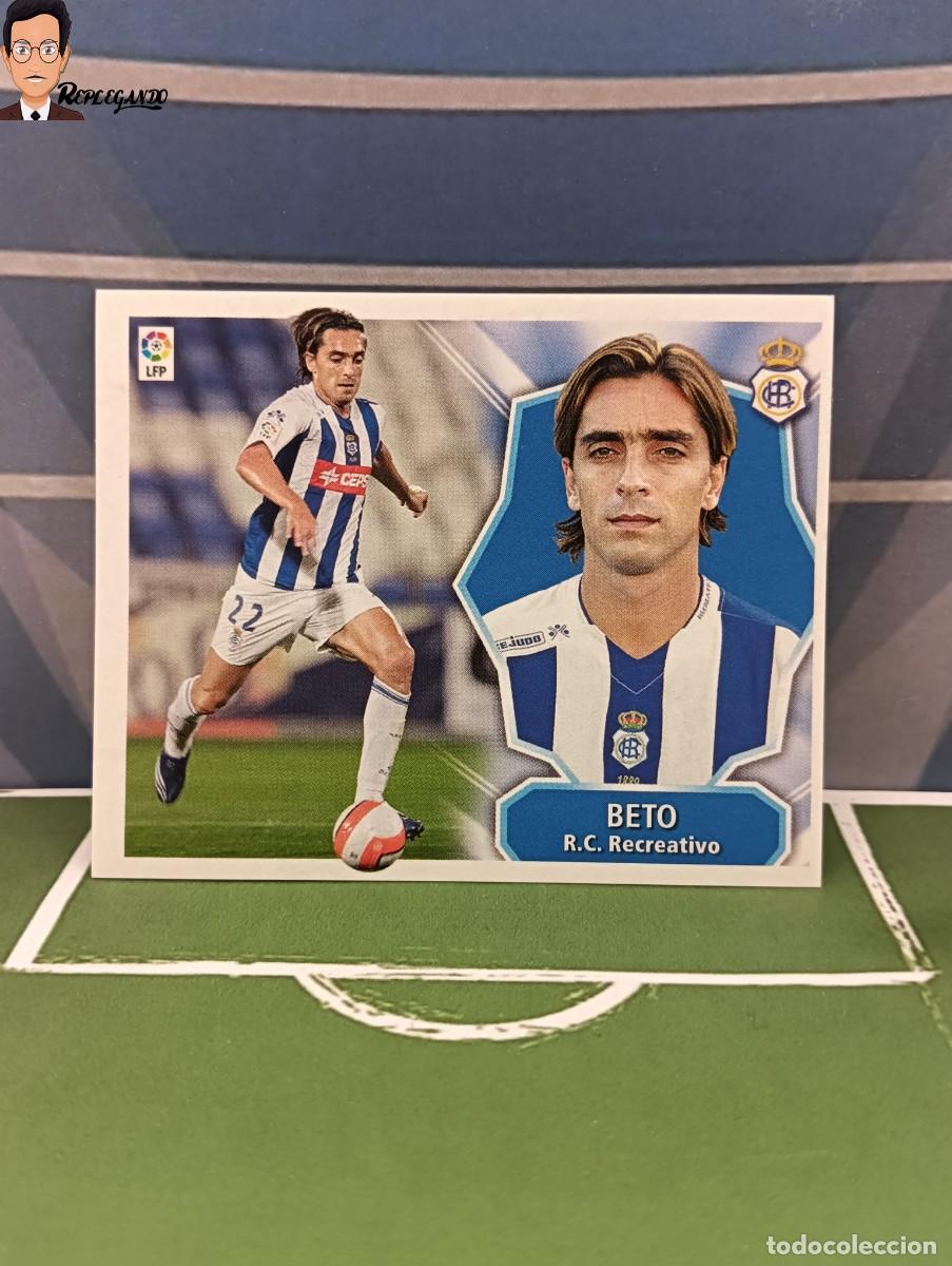Fu&szlig;ball-Sticker: BETO (RECREATIVO DE HUELVA) CROMO FUTBOL EDICIONES ESTE 2008 2009 / 08 09 LIGA LFP (SIN PEGAR)